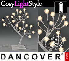 Lampes LED CosyLightStyle 45cm, Blanc Chaud
